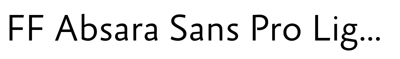 FF Absara Sans Pro Light